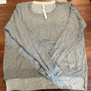 Lululemon Reversible Sweater Grey 6